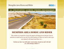 Tablet Screenshot of memphisareahorseandrider.weebly.com