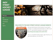 Tablet Screenshot of indystreethockey.weebly.com