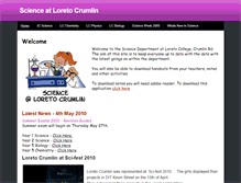 Tablet Screenshot of loretocrumlinscience.weebly.com