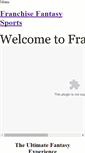 Mobile Screenshot of franchisefantasy.weebly.com