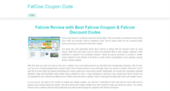 Desktop Screenshot of fatcowcouponinfo.weebly.com