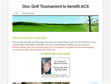 Tablet Screenshot of discgolftournament.weebly.com