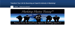 Desktop Screenshot of marketingmasterytraining.weebly.com