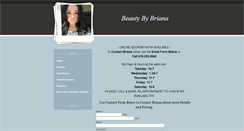 Desktop Screenshot of beautybybriana.weebly.com