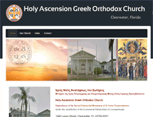 Tablet Screenshot of holyascensionchurch.weebly.com