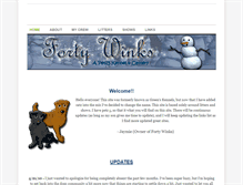 Tablet Screenshot of fortywinks.weebly.com