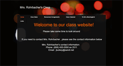 Desktop Screenshot of mrsrohrbacher.weebly.com