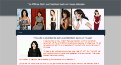 Desktop Screenshot of getlisaedelsteinbackonhouse.weebly.com