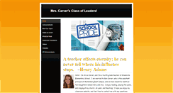 Desktop Screenshot of acarver.weebly.com