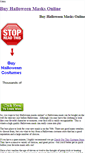 Mobile Screenshot of buy-halloween-masks-online.weebly.com