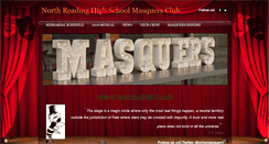 Desktop Screenshot of masquers.weebly.com
