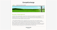 Desktop Screenshot of europeexchange.weebly.com