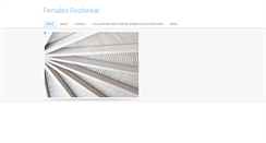 Desktop Screenshot of femalesfootwear3y.weebly.com