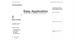 Desktop Screenshot of abcpaydaydirect.weebly.com