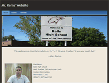 Tablet Screenshot of mrkernswebsite.weebly.com
