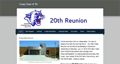 Desktop Screenshot of craigclassof92.weebly.com