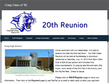 Tablet Screenshot of craigclassof92.weebly.com
