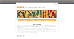 Desktop Screenshot of comicsliteracy.weebly.com