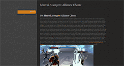 Desktop Screenshot of marvelavengersalliancecheats.weebly.com