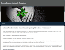 Tablet Screenshot of demodragonnaturallyspeaking.weebly.com