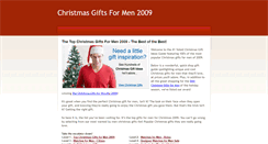 Desktop Screenshot of menschristmasgifts.weebly.com