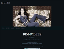 Tablet Screenshot of bemodels.weebly.com