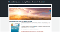 Desktop Screenshot of energychoice.weebly.com