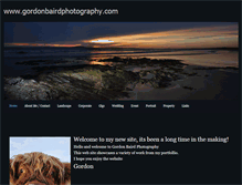 Tablet Screenshot of gordonbairdphotography.weebly.com