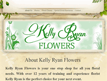 Tablet Screenshot of kellyryanflowers.weebly.com