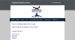 Desktop Screenshot of highlandsapphiresdance.weebly.com