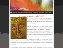 Tablet Screenshot of infinitelightyoga.weebly.com