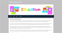 Desktop Screenshot of oneeducation.weebly.com