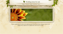 Desktop Screenshot of melindaandericweddingitems.weebly.com