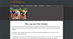 Desktop Screenshot of bicyclelog.weebly.com