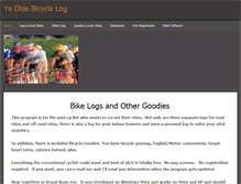 Tablet Screenshot of bicyclelog.weebly.com