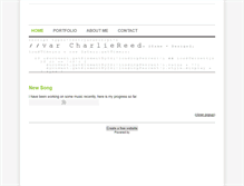 Tablet Screenshot of charliereed.weebly.com