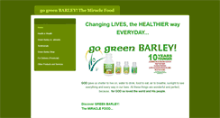 Desktop Screenshot of gogreenbarley.weebly.com