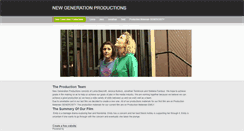 Desktop Screenshot of newgenerationproductions.weebly.com