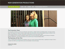 Tablet Screenshot of newgenerationproductions.weebly.com