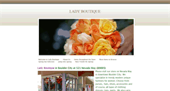 Desktop Screenshot of ladyboutique.weebly.com