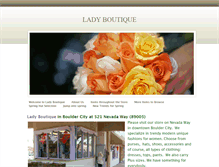 Tablet Screenshot of ladyboutique.weebly.com