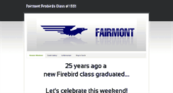 Desktop Screenshot of 91fairmontfirebirds.weebly.com