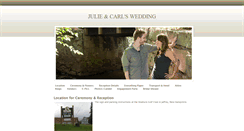 Desktop Screenshot of juliecarlwedding.weebly.com