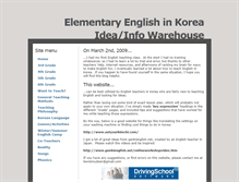 Tablet Screenshot of englishclassinkorea.weebly.com