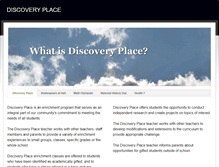 Tablet Screenshot of discoveryplace-hms.weebly.com
