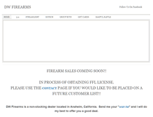Tablet Screenshot of dwfirearms.weebly.com