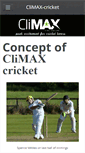 Mobile Screenshot of climaxcricket.weebly.com