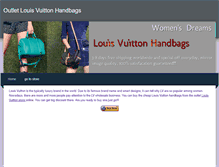 Tablet Screenshot of outlet-louis-vuitton.weebly.com
