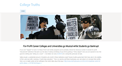 Desktop Screenshot of collegetruths.weebly.com