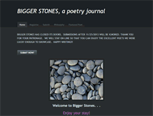 Tablet Screenshot of biggerstones.weebly.com
